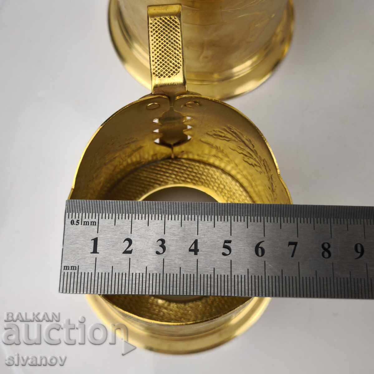 Παράδοση Σετ από 6 σουβέρ με ποτήρια σερβίτσιο ΕΣΣΔ #6129