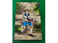 Carte poștală colorată veche