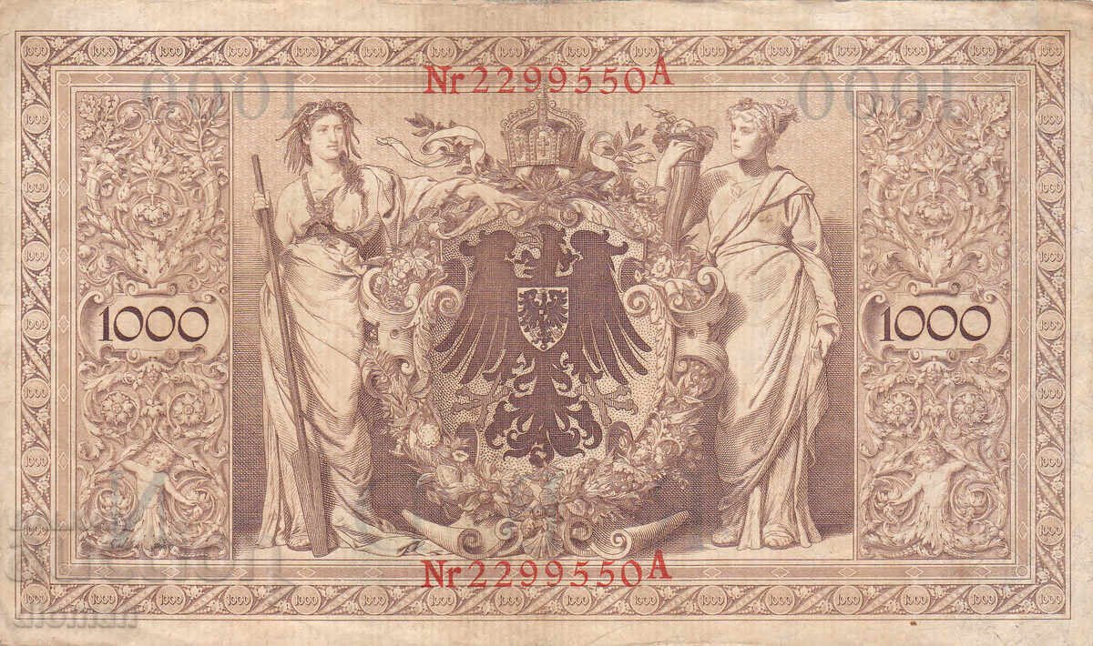 dioman - GERMANY - 1000 MARKS with price 1.90 BGN | € 0.97