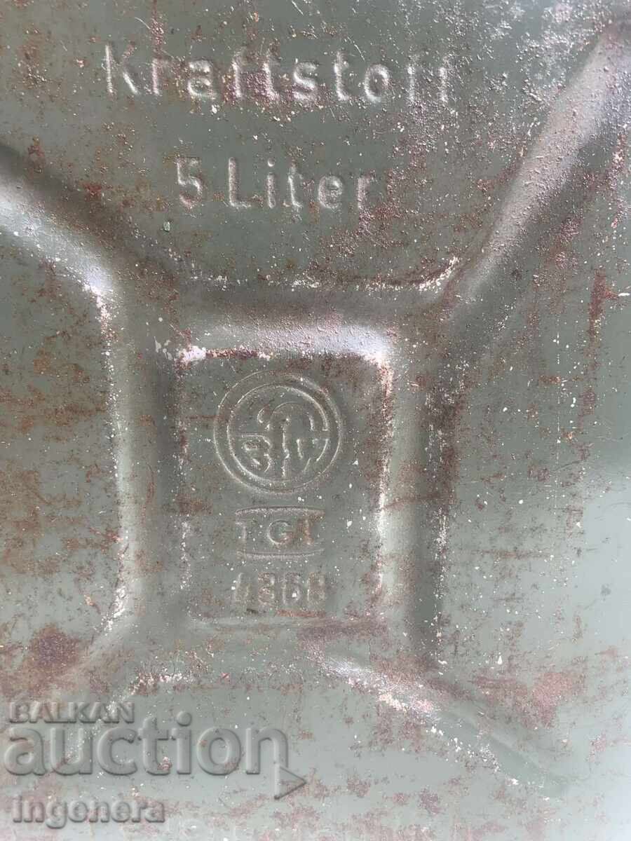 ΜΕΤΑΛΛΙΚΟ ΣΩΛΗΝΑ ΜΙΚΡΟ 5 ΛΙΤΡΑ - ΓΕΡΜΑΝΙΑ - WW 2 - ΣΗΜΑΝΣΕΙΣ με τιμή 39.00 BGN | € 19.94