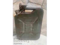 TUBĂ METALICĂ MICĂ 5 LITRI - GERMANIA - WW 2 - MARCAJE