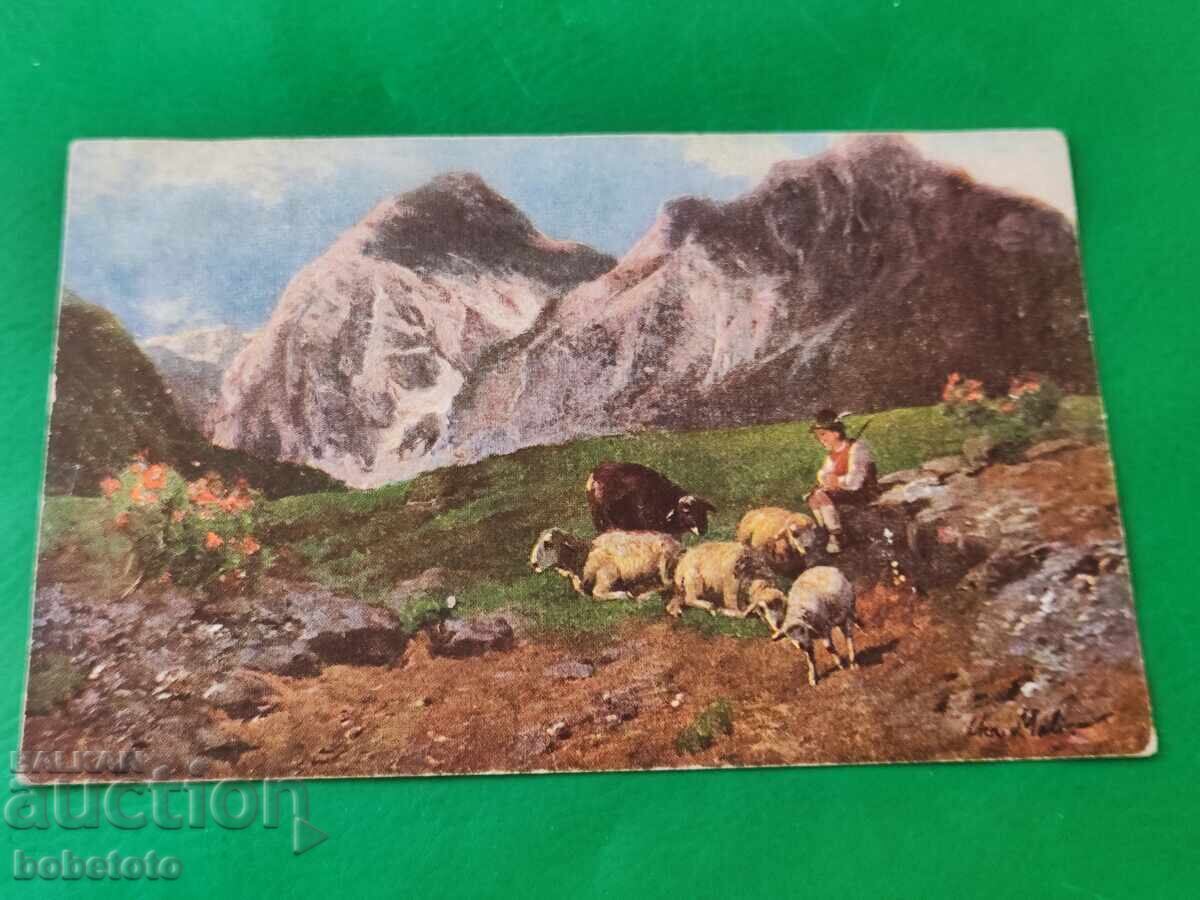 Carte poștală colorată veche Carte poștală colorată veche