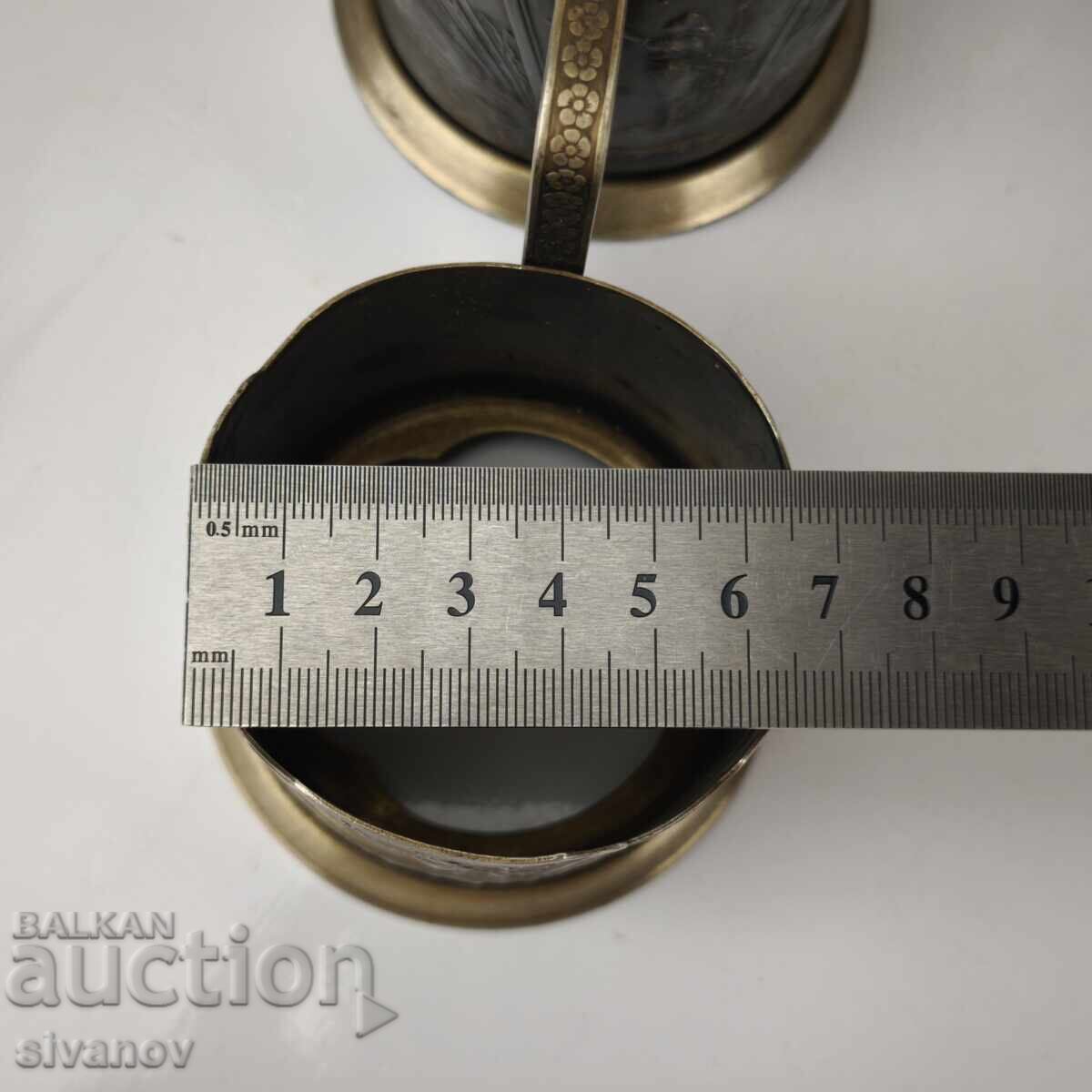 Σετ από 5 σουβέρ, 5 σερβίτσια Σοβιετικής Ένωσης Σπούτνικ #6130 - 6