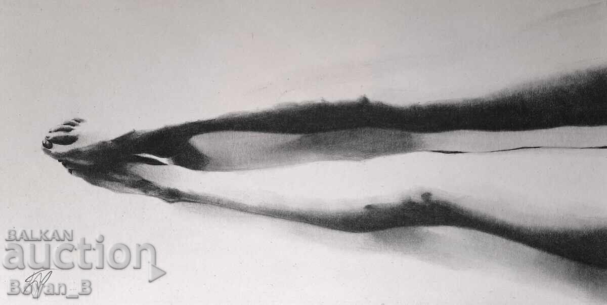 Drawing of a leg