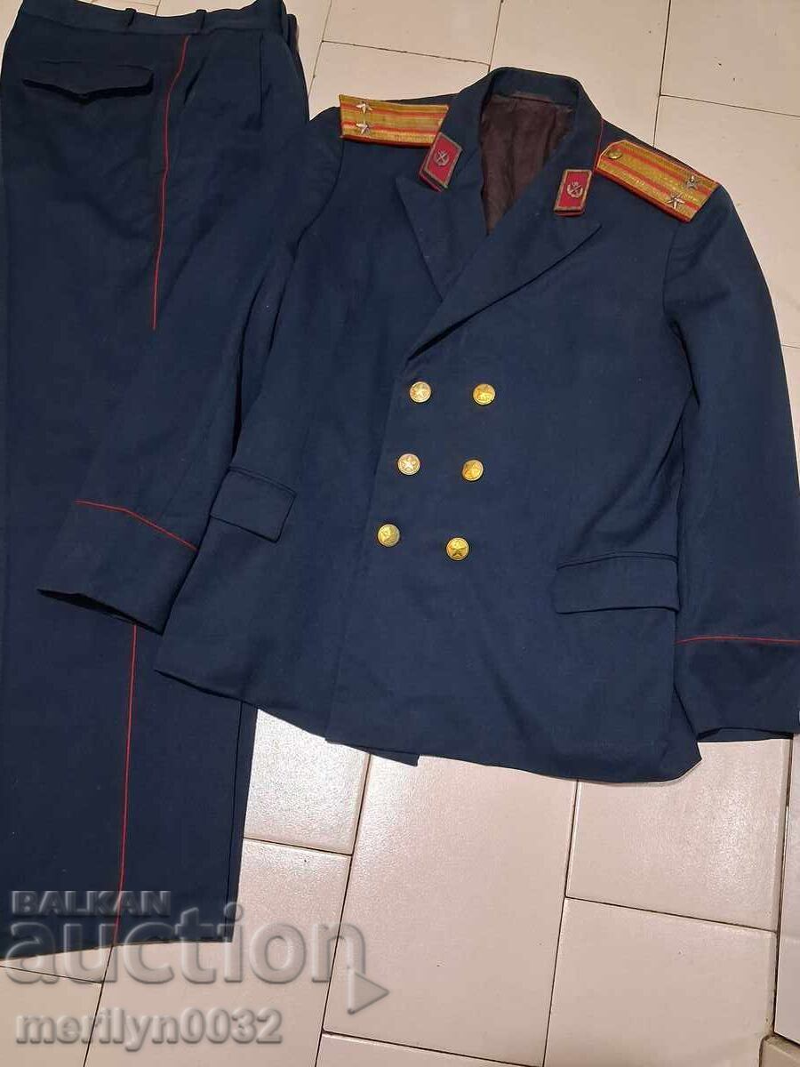 Auction  Officer's parade uniform, 1960s, Bulgarian People's Army