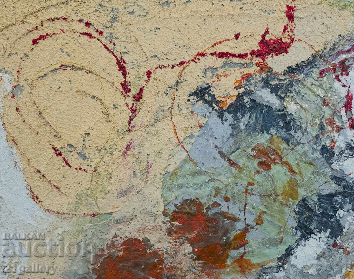 Valery Tsvetkov (Walter) abstract composition 2004 with price 400.00 BGN | € 204.52