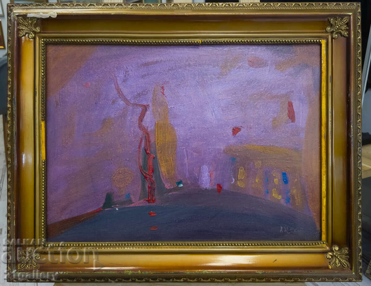 Contemporary painting Abstract composition with price 400.00 BGN | € 204.52