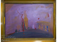 Contemporary painting Abstract composition