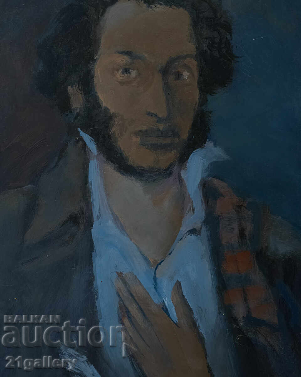 Παράδοση Ελαιογραφία πορτρέτο του Αλεξάντερ Πούσκιν