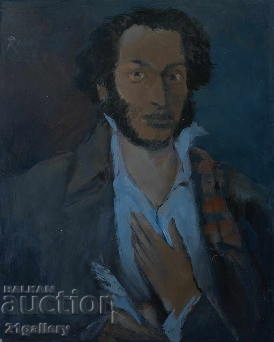 Ελαιογραφία πορτρέτο του Αλεξάντερ Πούσκιν - 5