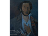 Ελαιογραφία πορτρέτο του Αλεξάντερ Πούσκιν