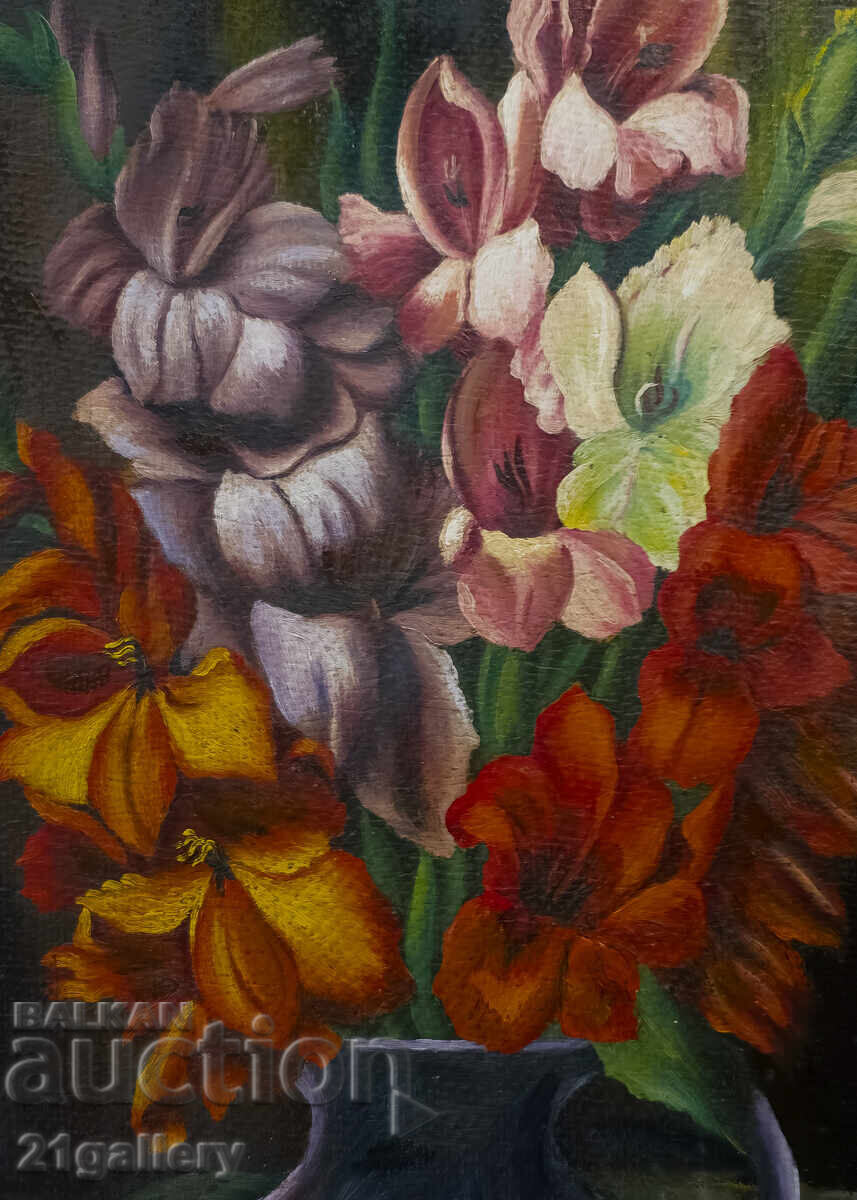 Livrarea Ivan Kostov, uleiuri, natură statică 1946