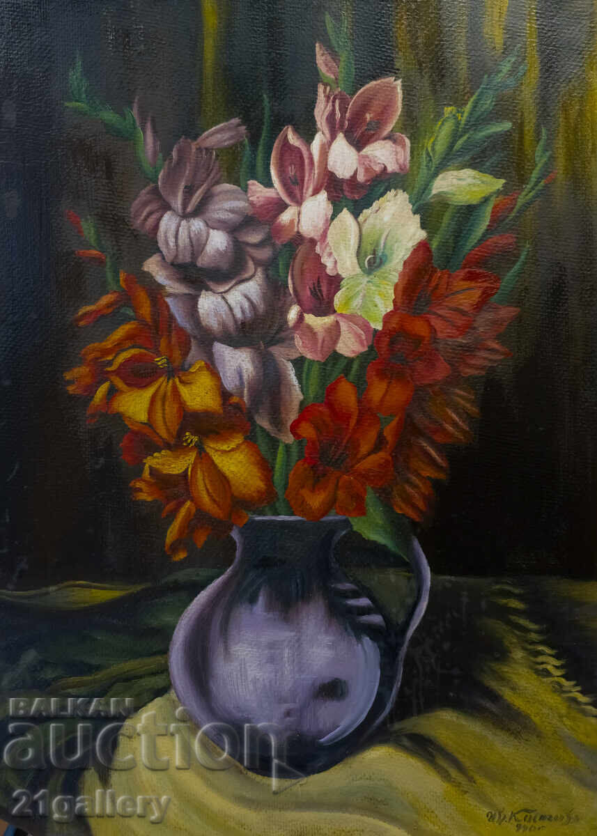 Ivan Kostov, uleiuri, natură statică 1946