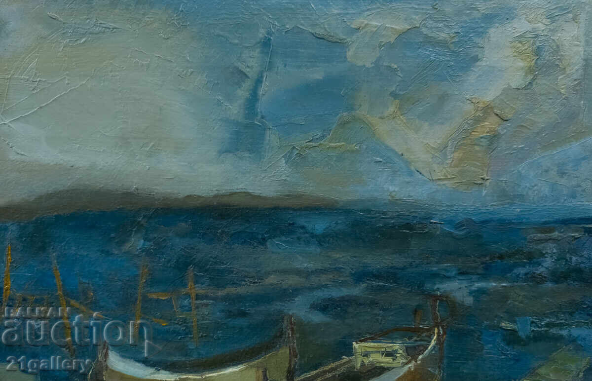 Θαλασσινό τοπίο, ελαιογραφία, 1983 - 6