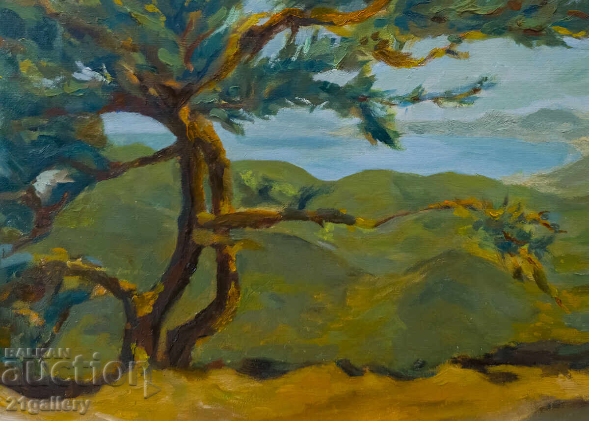 Аукцион Пейзаж маслени бои