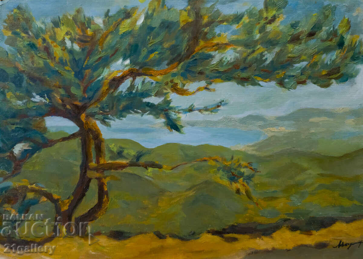 Пейзаж маслени бои - 7