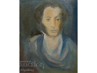 Σύγχρονος ελαιογραφικός πίνακας πορτρέτο του Αλεξάντερ Πούσκιν