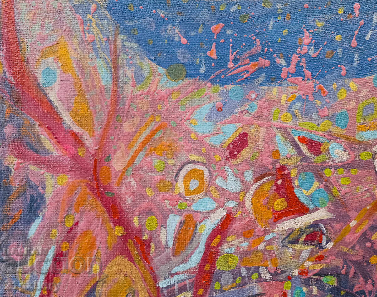 Абстрактна композиция с цена 600.00 лв. | € 306.78 Абстрактна композиция с цена 600.00 лв. | € 306.78