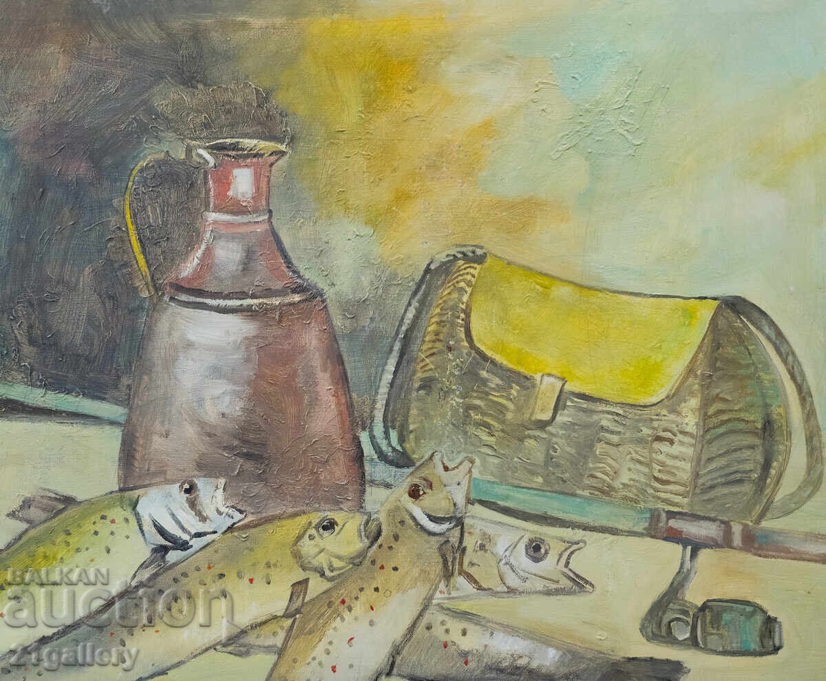 Peter Nenov (1951-) still life, oil paints - 5