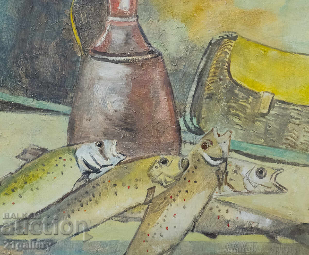 Peter Nenov (1951-) still life, oil paints - 6