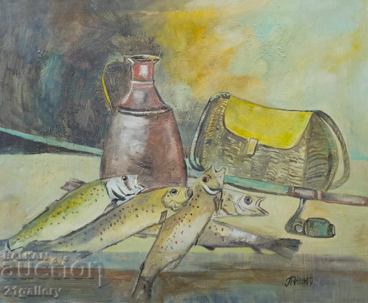 Peter Nenov (1951-) still life, oil paints - 7