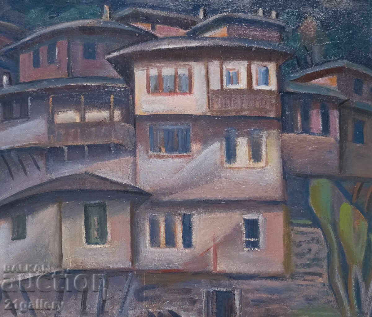 Доставка на Проф. Стоян Домусчиев (1935-2021) Пейзаж / маслени бои