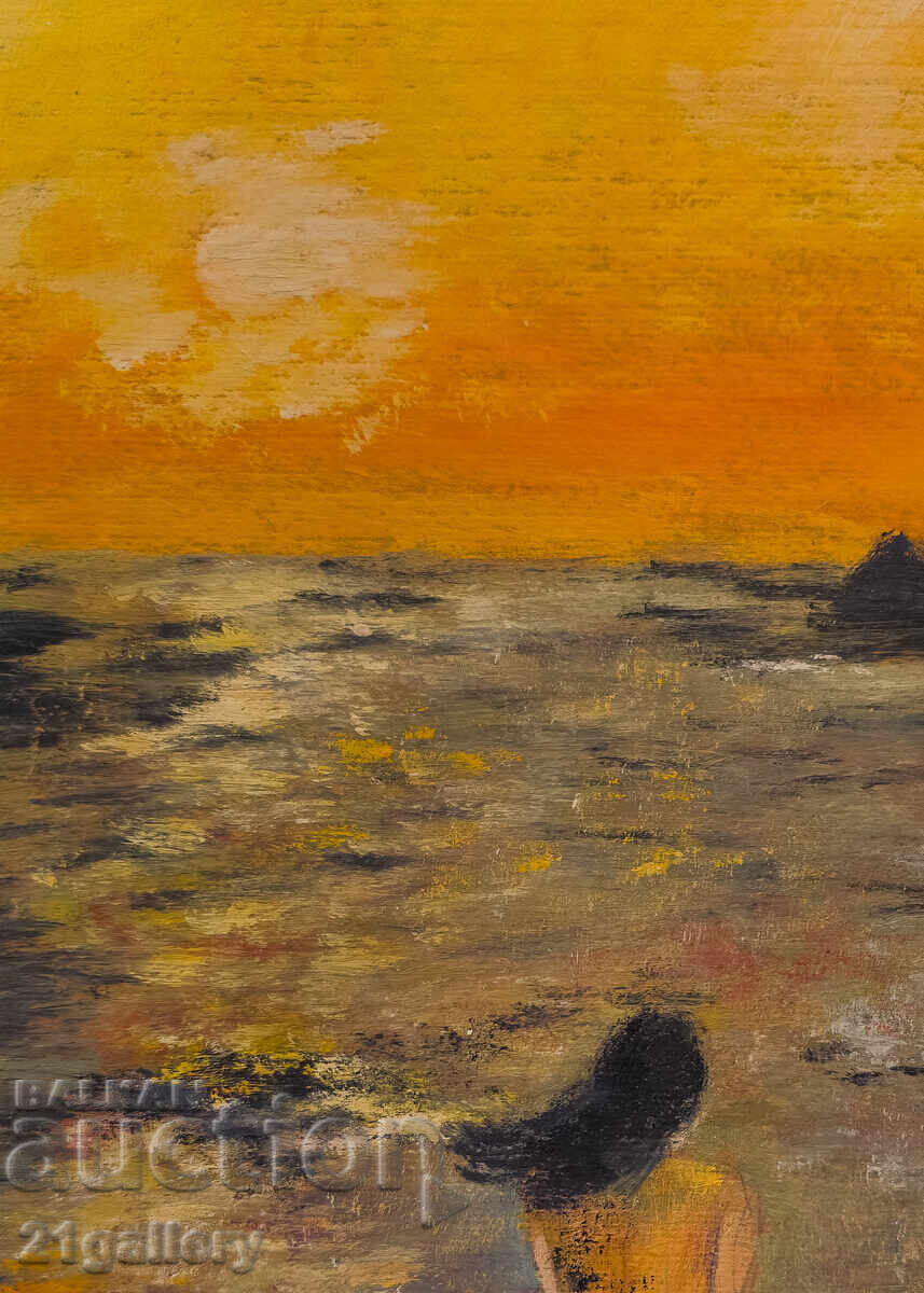 Тамара Коларова, маслени бои, подписана 1981г. с цена 300.00 лв. | € 153.39