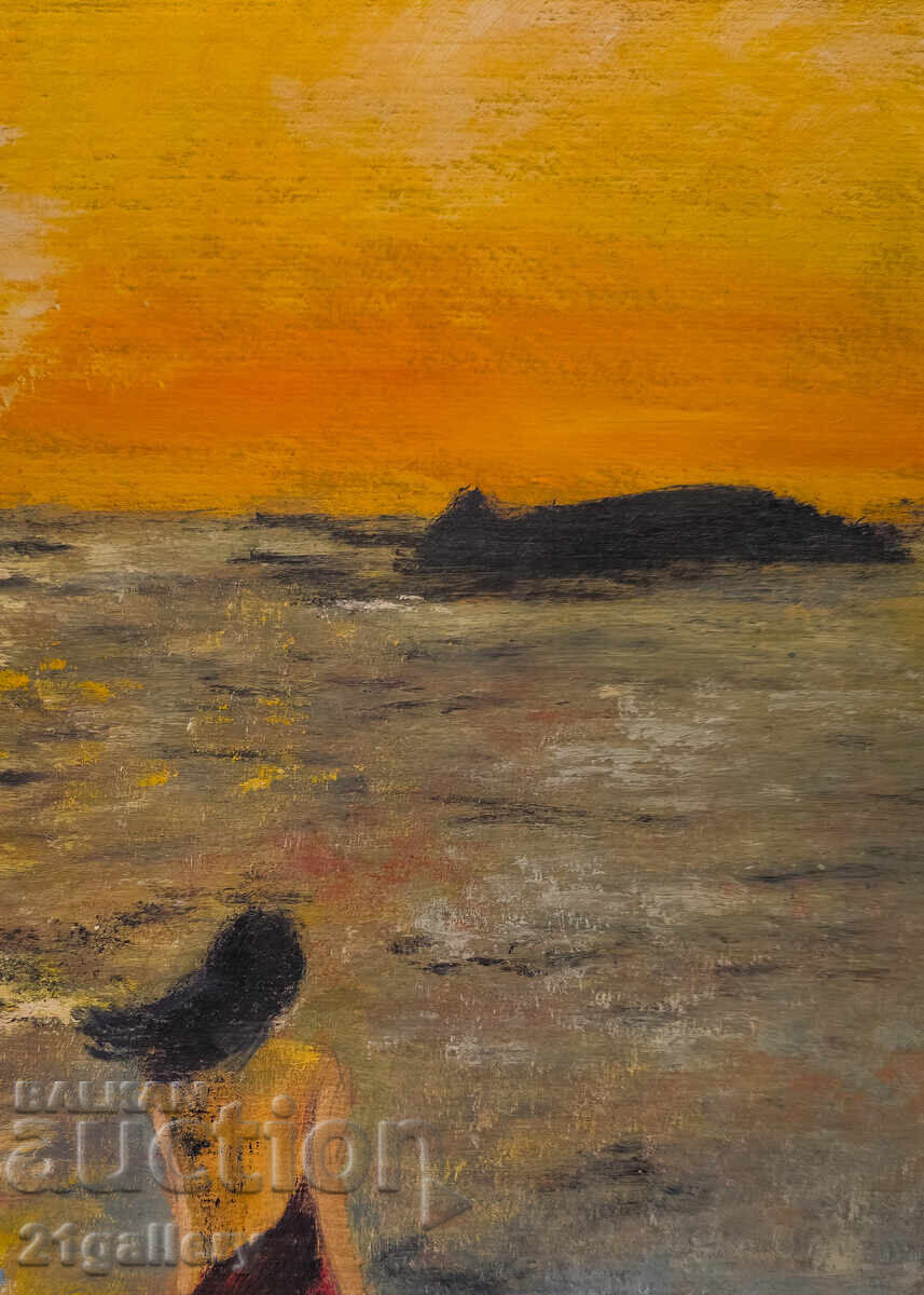 Тамара Коларова, маслени бои, подписана 1981г. - 6