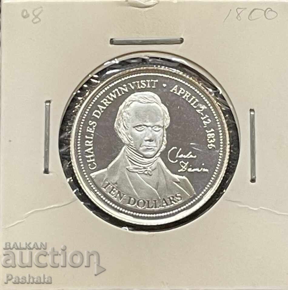 Νήσοι Κόκος 10 ΔΟΛΑΡΙΑ 2003 Σπάνιο