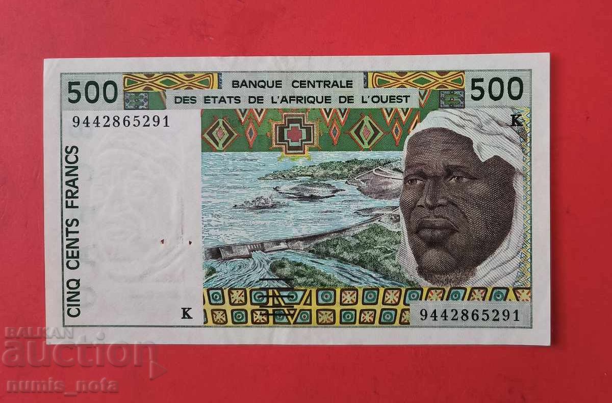 500 Francs 1994 West African States Senegal