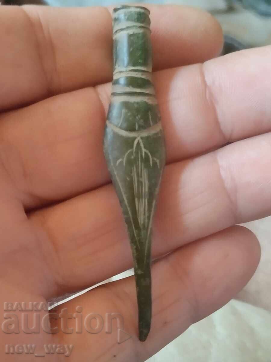 Parts for flintlock pistol. Ramrod tip made of bronze with price 60.00 BGN | € 30.68