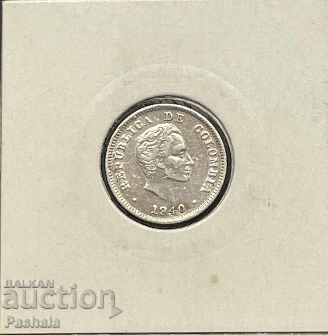 Colombia 10 Centavos 1940 with price 16.00 BGN | € 8.18 Colombia 10 Centavos 1940 with price 16.00 BGN | € 8.18