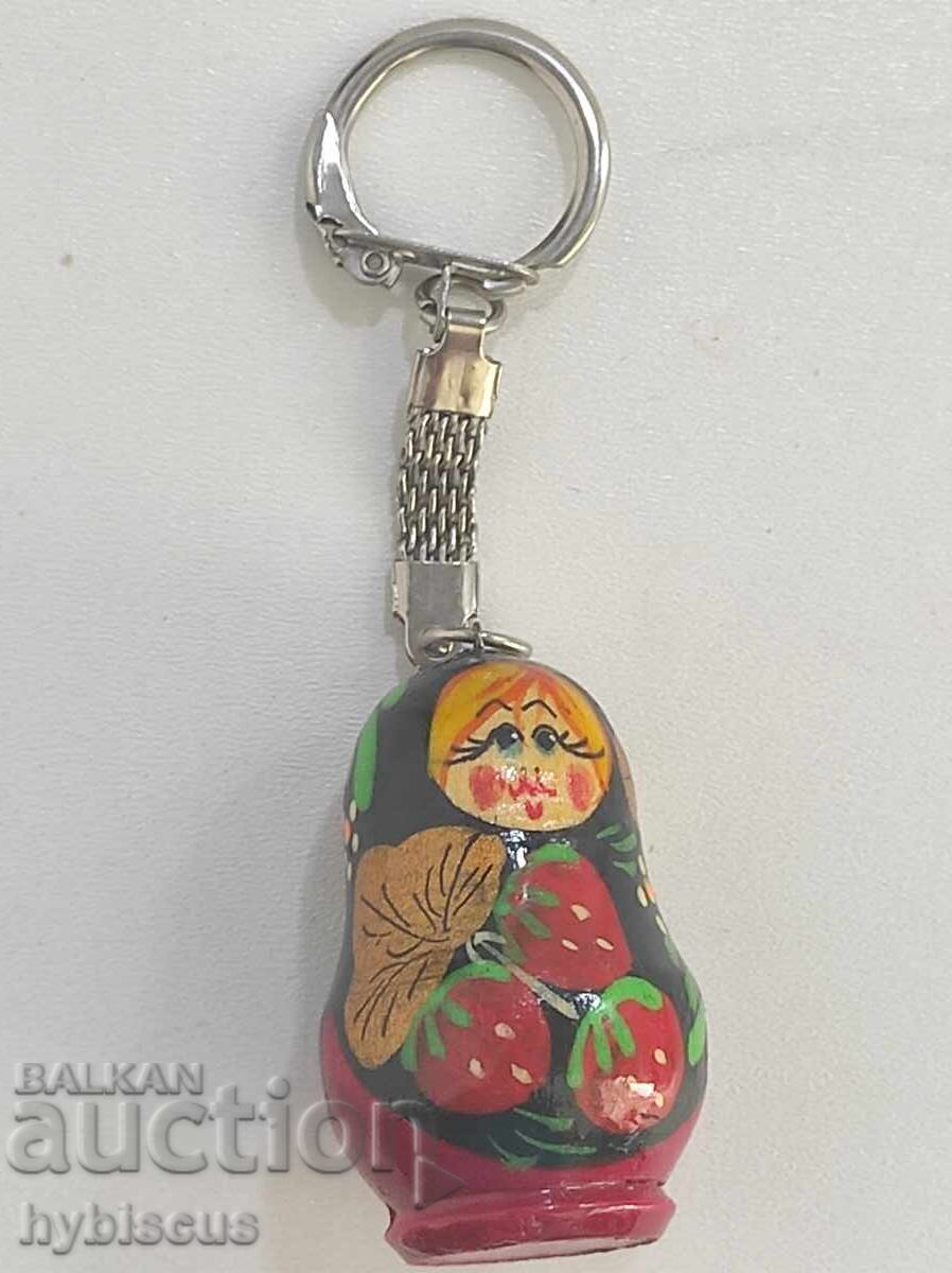 Keychain with Matryoshka doll