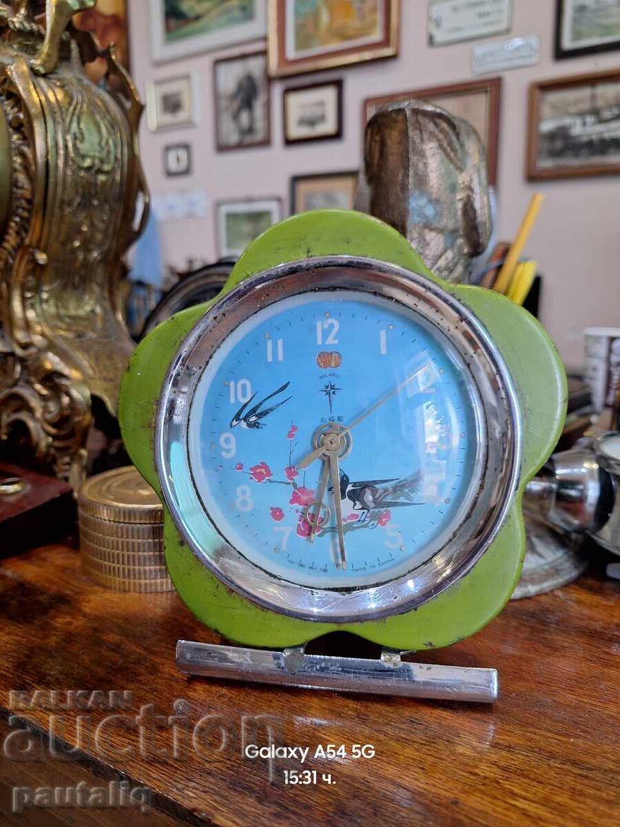 Συλλεκτικό Κινέζικο Ξυπνητήρι με Χελιδόνια