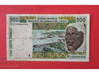 500 Francs 1997 West African States Senegal