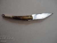 Huge Jay Horn Engraving Marked Navaja