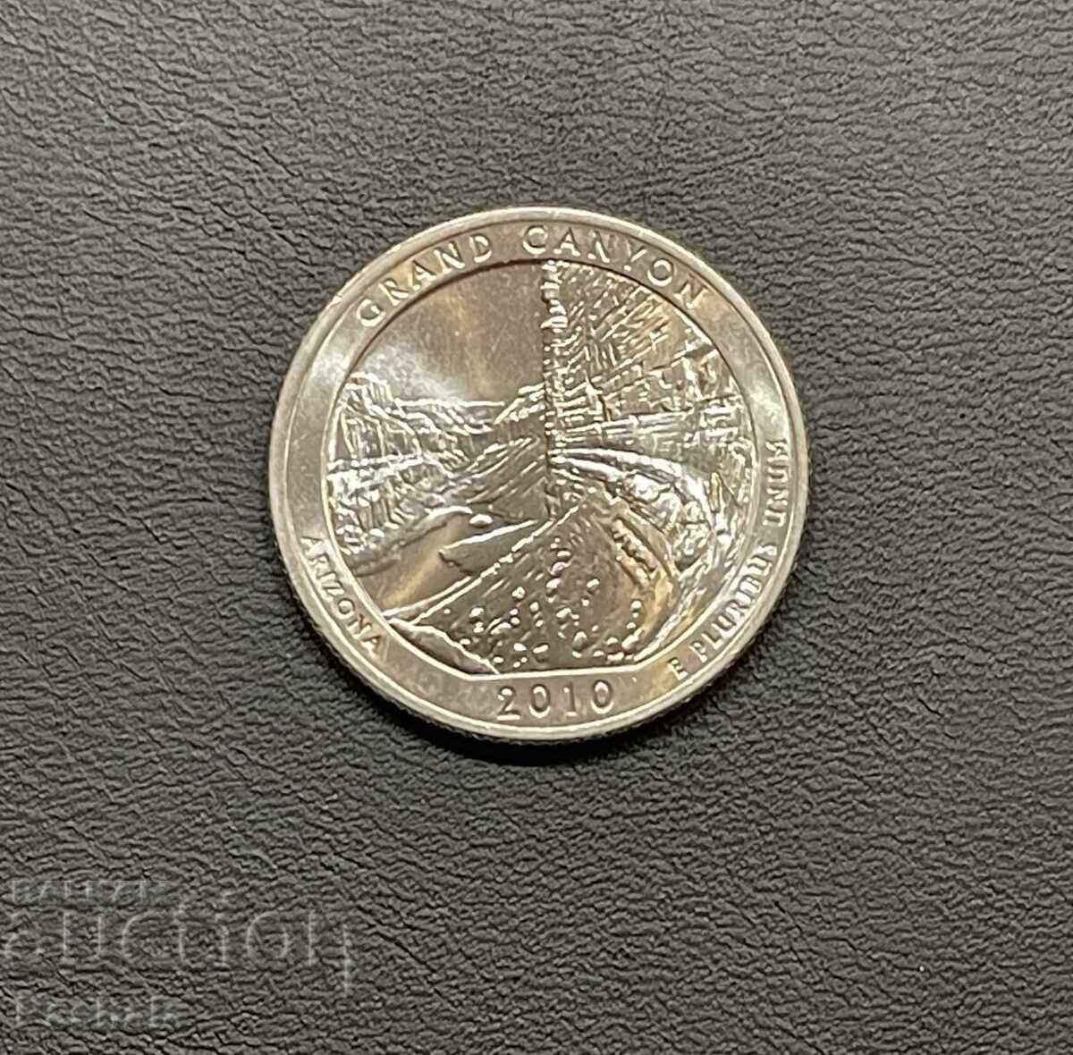 USA 25 cents 2010 Grand Canyon