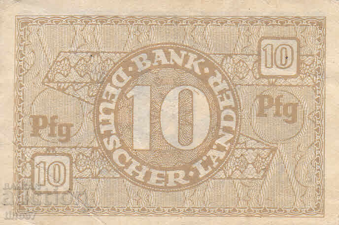 Δημοπρασία tino37- ΓΕΡΜΑΝΙΑ / Δ. ΓΕΡΜΑΝΙΑ/ - 10 PFENNIG - 1948 - VF Δημοπρασία tino37- ΓΕΡΜΑΝΙΑ / Δ. ΓΕΡΜΑΝΙΑ/ - 10 PFENNIG - 1948 - VF