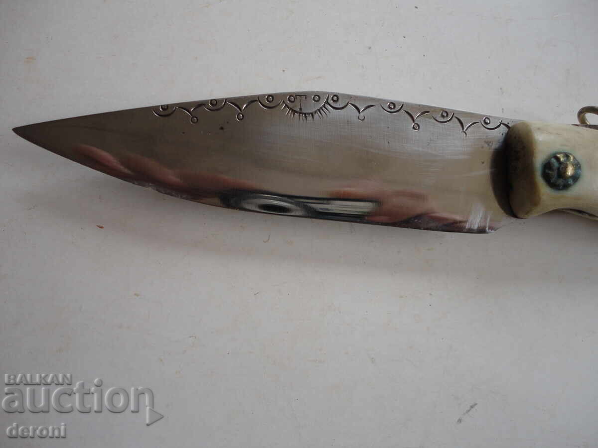 Аукцион Невероятна сойка рог гравюри маркирана наваха 2 Аукцион Невероятна сойка рог гравюри маркирана наваха 2