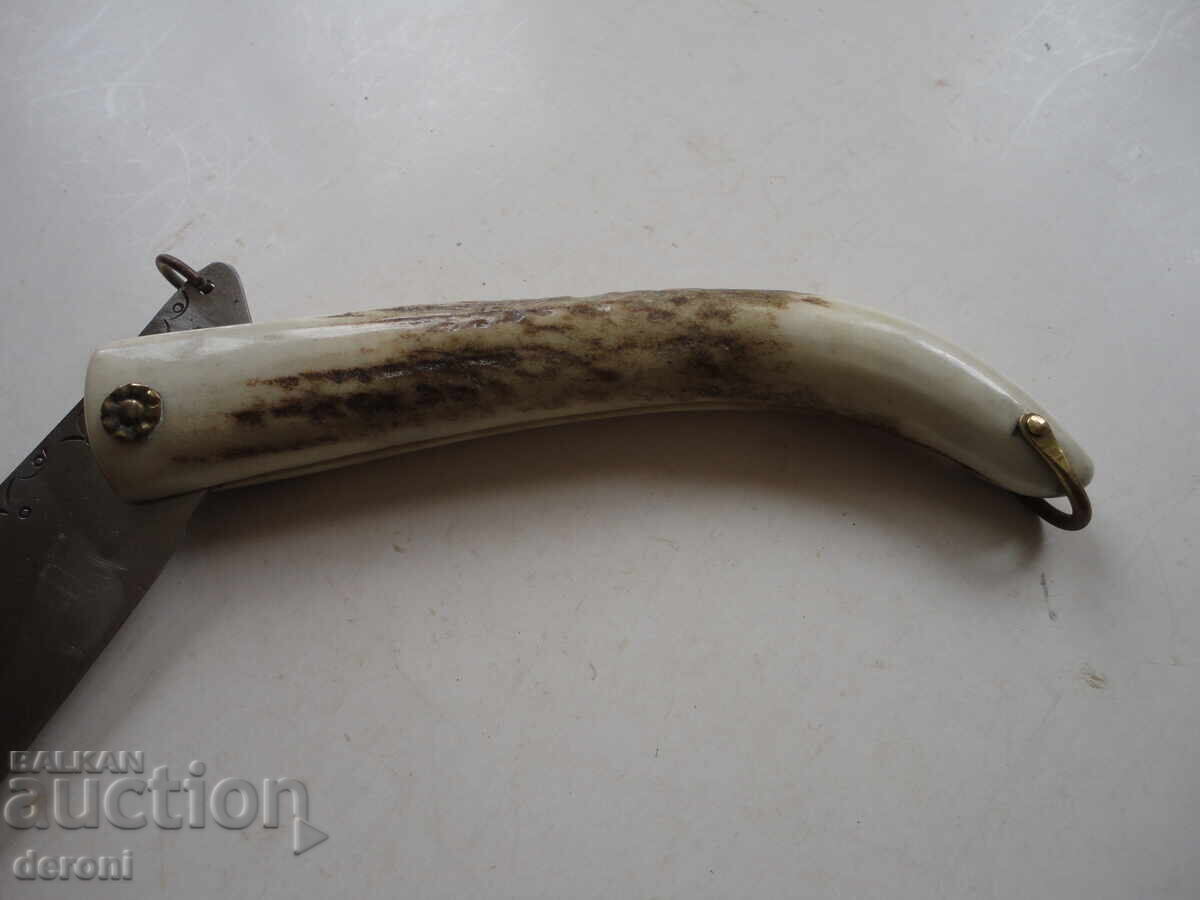 Παράδοση Τεράστια χάραξη κέρατου κουκουβάγιας μαρκαρισμένη ναβάχα 3