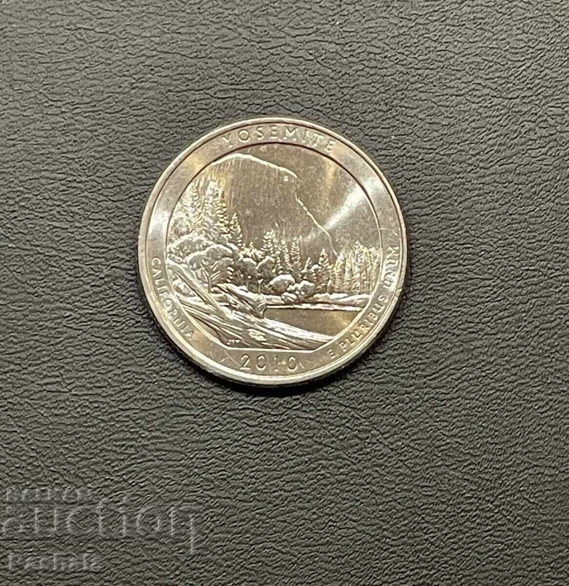 ΗΠΑ 25 σεντ 2010 YOSEMITE