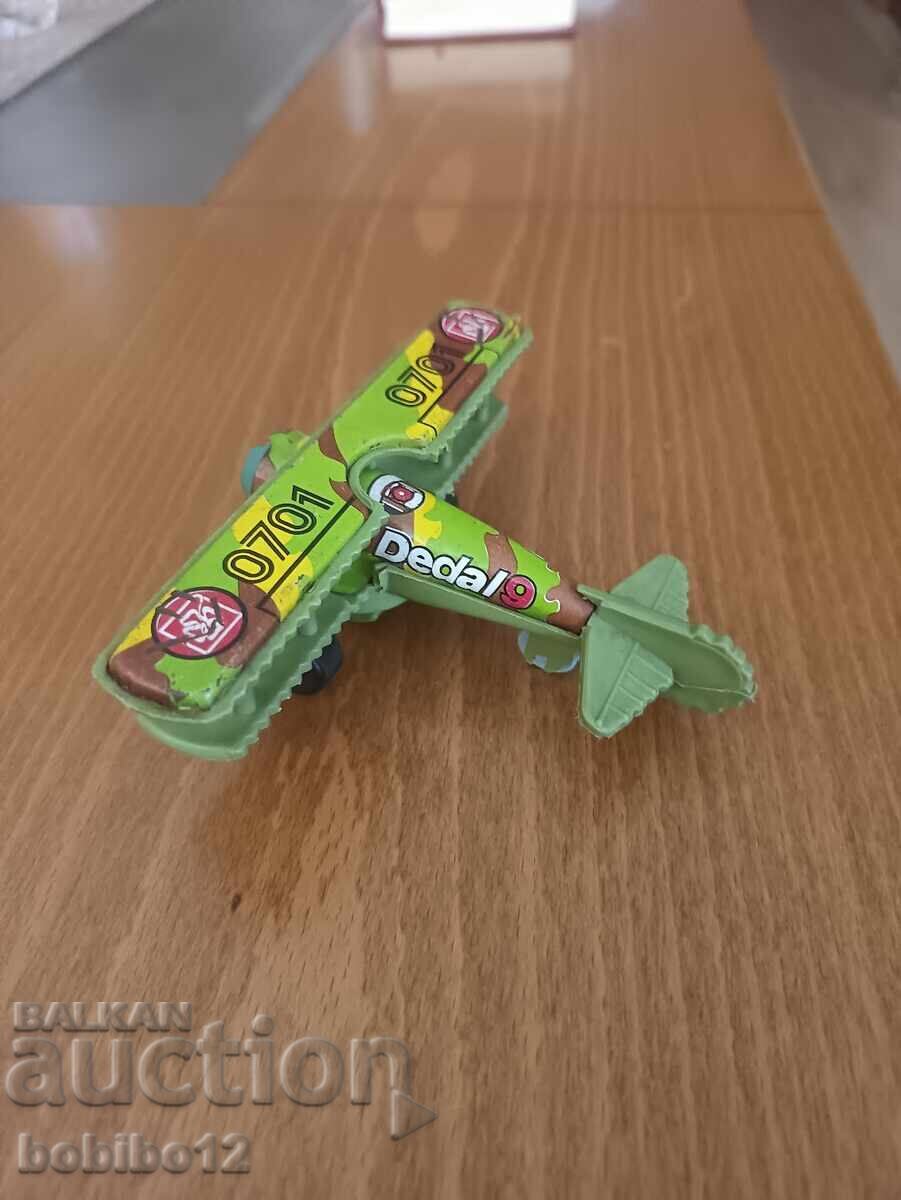 Аукцион Dedal 9 стара играчка самолетче 0701
