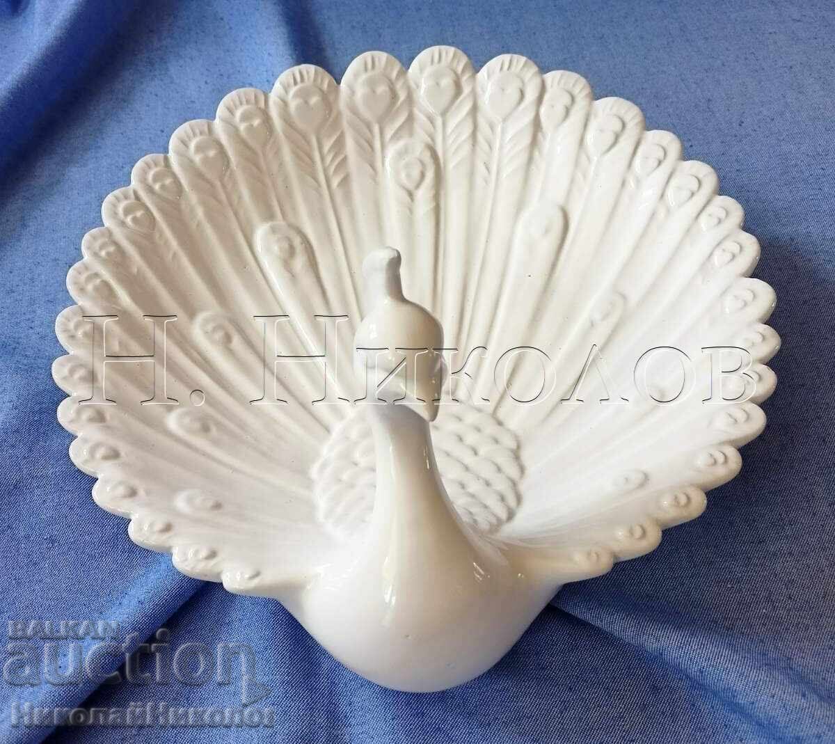 FRUCTIERĂ FIGURĂ PORȚELAN PĂUN B149 FRUCTIERĂ FIGURĂ PORȚELAN PĂUN B149