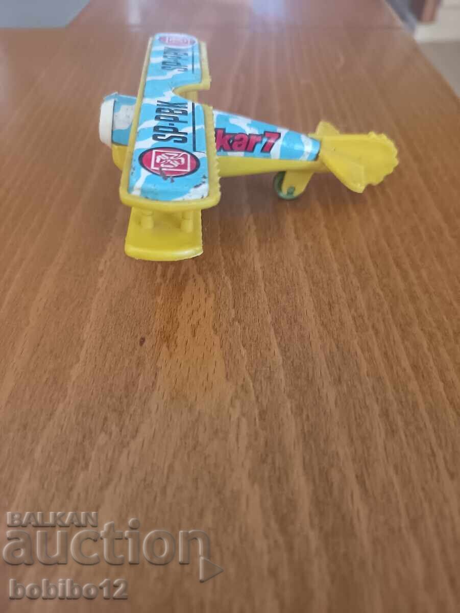 Auction  Ikar 7 old toy airplane SP-PBK airplane wings