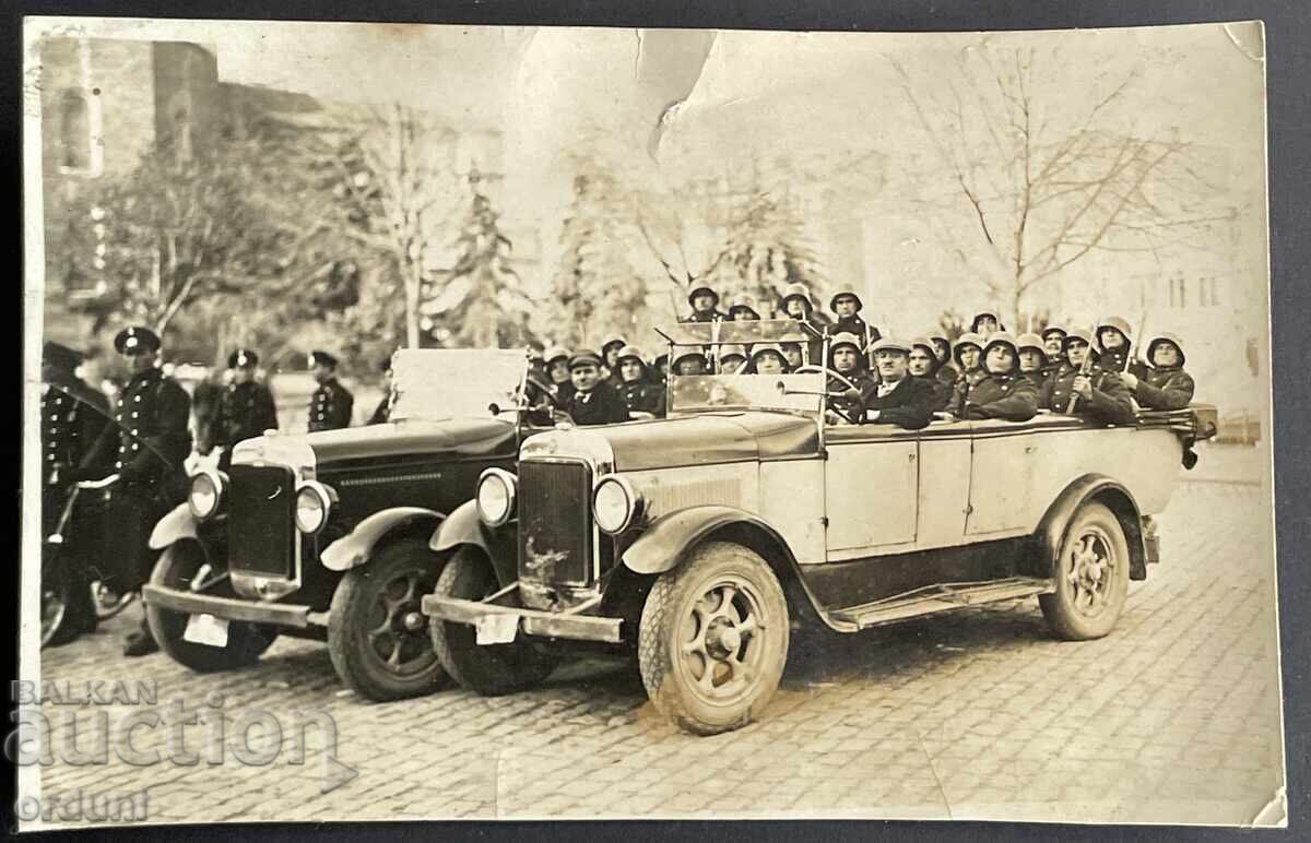 5065 Царство България два автомобила жандармеристи София 20-