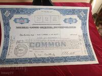 Acțiune Obligațiune Veche Rară