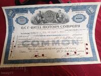 Acțiune Obligațiune Veche Rară