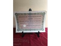 Acțiune Obligațiune Veche Rară