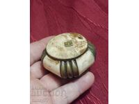 Cutie pentru fleacuri... Plăcuță din alamă THUNDERBIRD deasupra