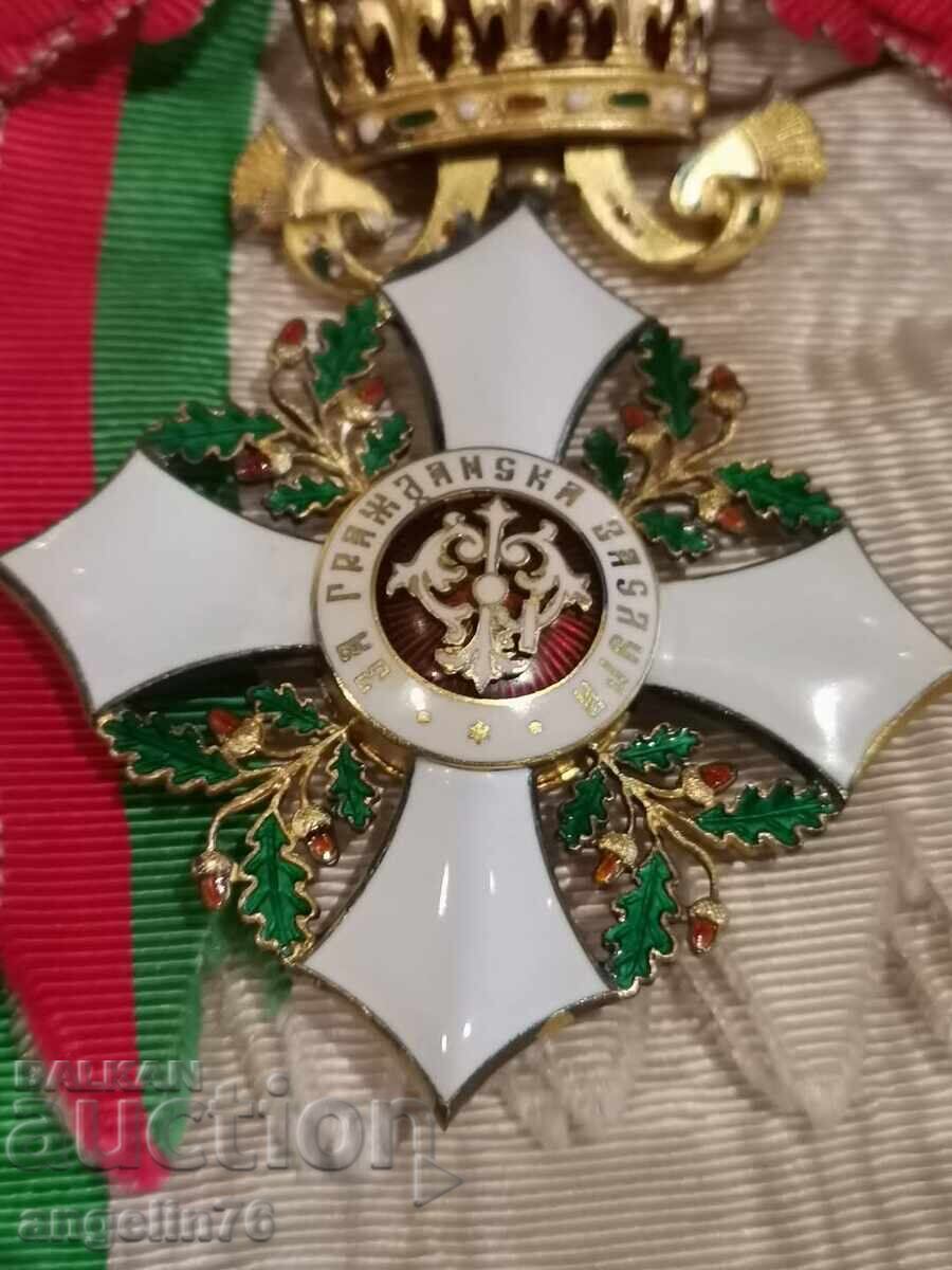 Delivery of Royal Order for Civil Merit, 1st Class Delivery of Royal Order for Civil Merit, 1st Class